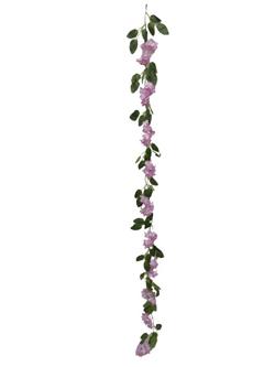 Guirnalda flores lila 180cm