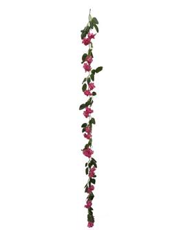 Guirnalda flores fucsia 180cm