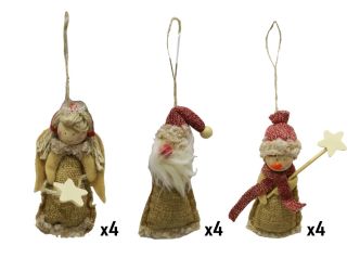 Paquete surtido colgante navidad 3 modelos