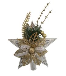 Estrella para árbol Navidad 20CM Color Oro