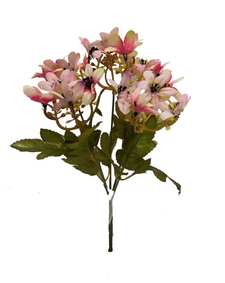Flor mini 30cm color rosa