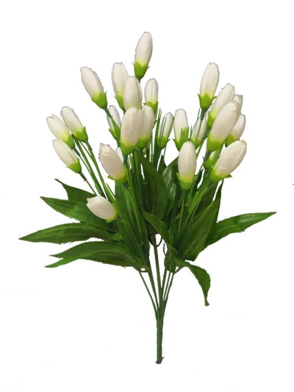 Flor mini xxcm color blanco