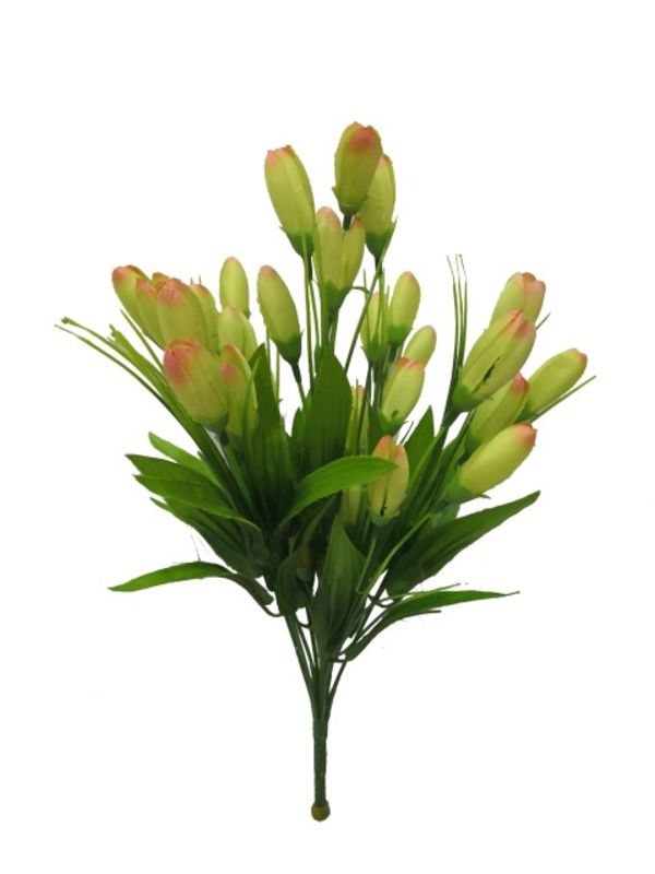 Flor mini xxcm color verde