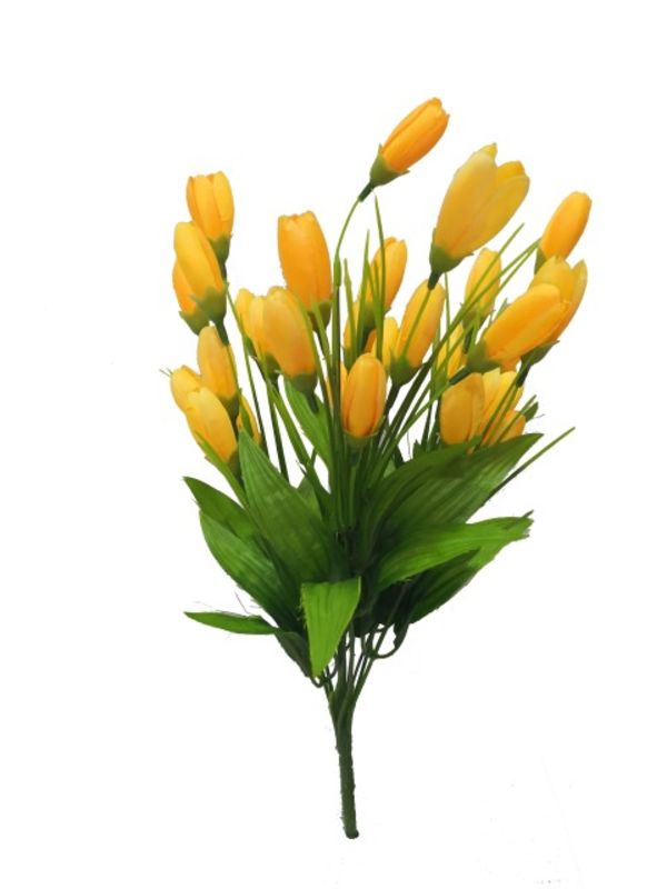 Flor mini xxcm color amarillo