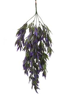 Rama hoja 80cm color verde/lila