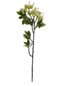 Flor larga 60cm color blanco
