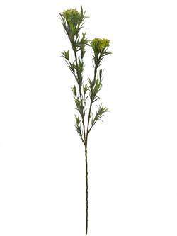Flor larga 65cm color amarillo