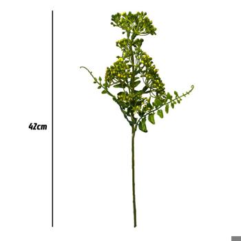 Rama hoja 44cm color amarillo