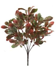 Rama hojas 33cm color rojo