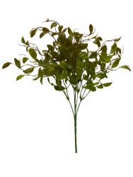Rama hojas 43cm color verde/rojo