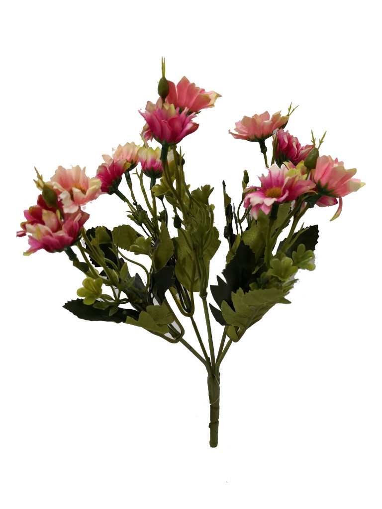 Flor mini 30cm color rosa/beige