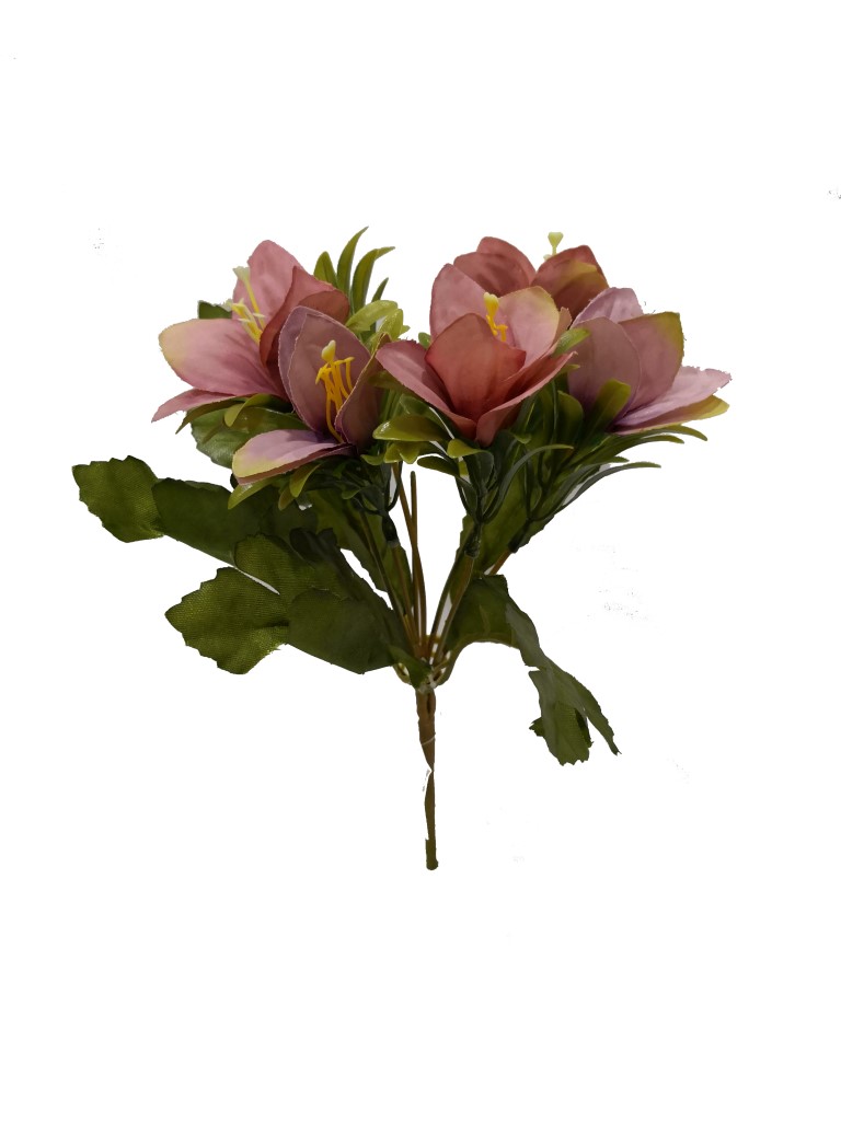 Flor mini 30cm color rosa