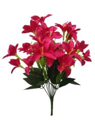 Flor ramo xxcm color rojo