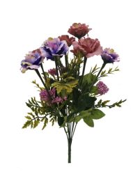 Flor ramo xxcm color lila