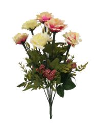 Flor ramo xxcm color beige
