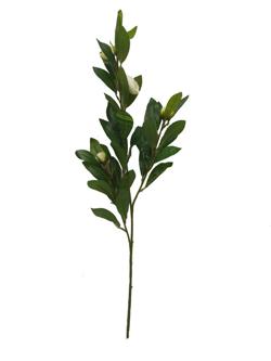 Flor larga 64cm color blanco