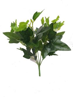 Rama hojas 34cm color verde