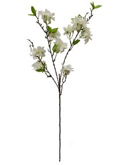Flor largo 90cm color blanco