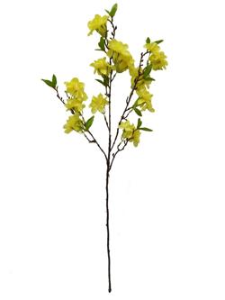 Flor largo 90cm color amarillo