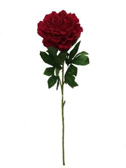 Flor Rosa 78cm color Rojo