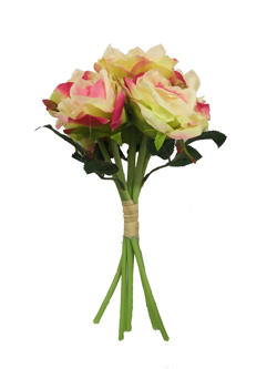 Ramo novia 6/Faguomei 30CM color Beige/rosa