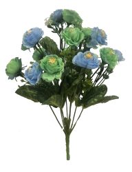 Flor Ramo 10/Minichabao 50CM Azul