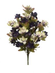 Flor ramo 16/Denglongchua 48CM Blanco
