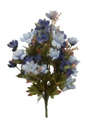 Flor ramo 16/Denglongchua 48CM Azul