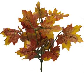 Hoja artificial 28cm Otoño