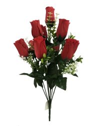Flor ramo 10/Ruyilei 46CM Rojo