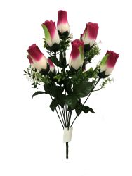 Flor ramo 10/Ruyilei 46CM Fucsia