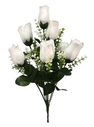 Flor ramo 10/1Haolei 40CM Blanco