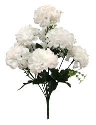 Flor ramo 10/Xiuqiu 45CM Blanco
