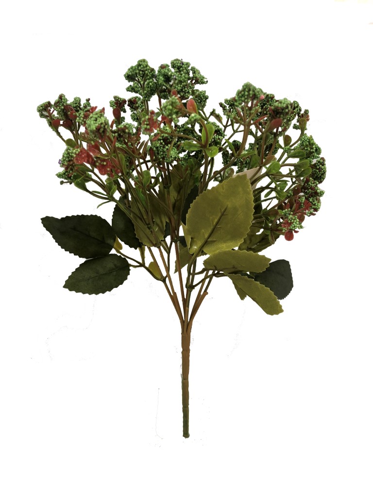 Flor mini 33cm color verde
