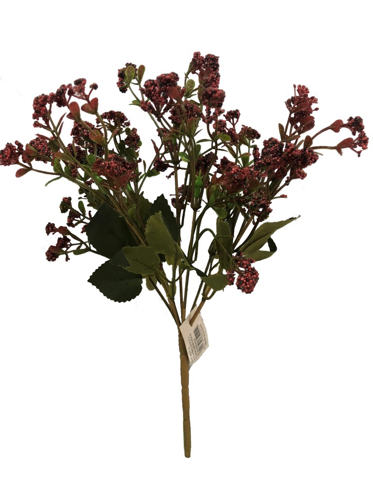 Flor mini 33cm color morado