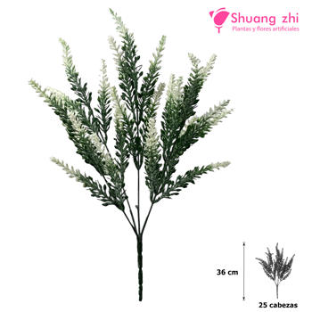 Lavanda 37cm Blanco