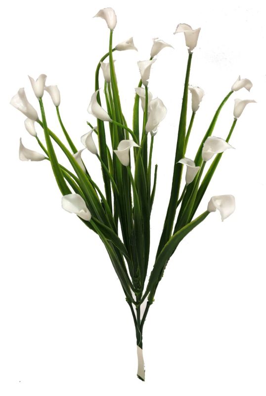 Flor mini 32cm Blanco