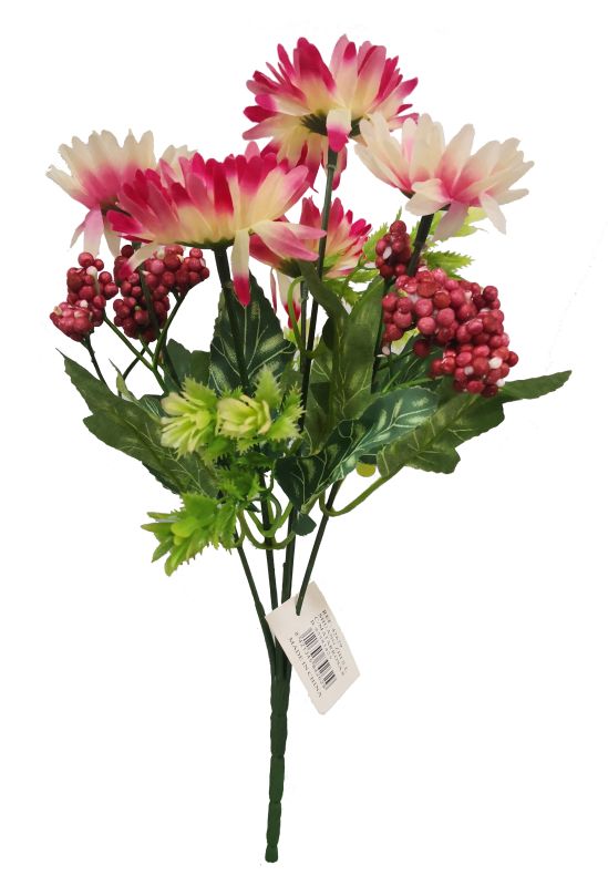 Flor mini 30cm Fucsia