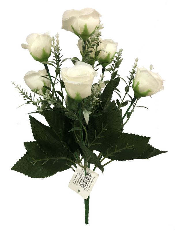 Flor mini 30CM Blanco