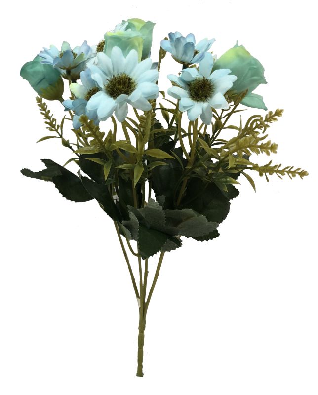 Flor mini 30CM Azul