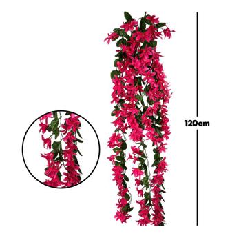 Rama colgar de flores 120CM color Fucsia