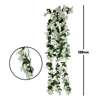 Rama colgar de flores 120CM color Beige