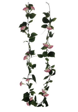Tira de Flores 225cm Rosa