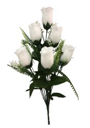 Flor ramo 10/Xuefenglei 46CM Blanco