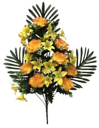 Ramo Santo Pared 62cm Color Naranja/Amarillo