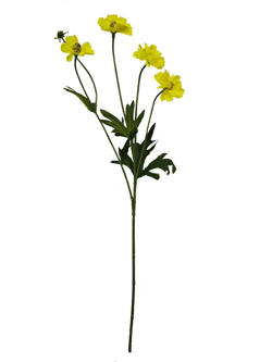 Flor largo 50CM Amarillo