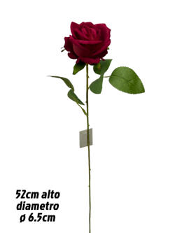 Rosa 50CM color Rojo