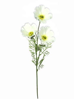 Flor largo 63CM Blanco