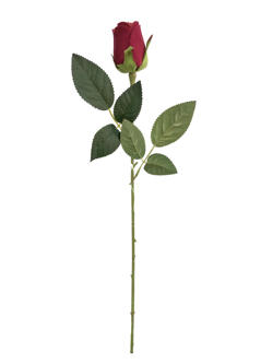 Rosa Larga 51CM Rojo