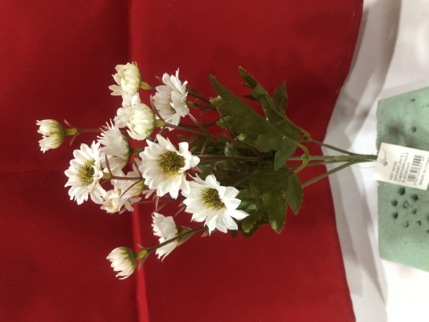 Flor mini xxcm color Blanco